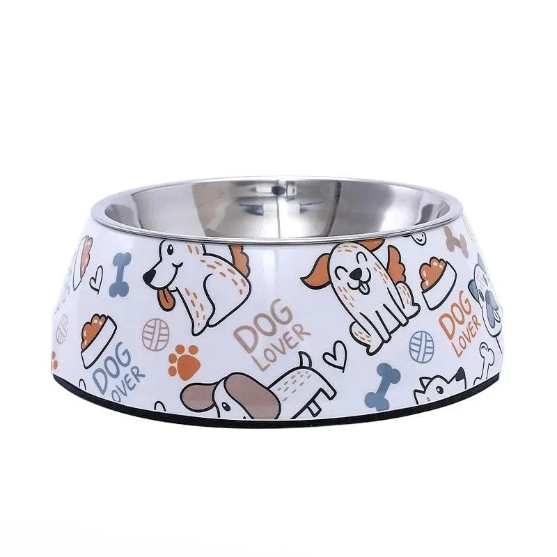 Gamelle chien en acier inoxydable pour animaux