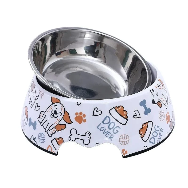 Gamelle chien en acier inoxydable pour animaux
