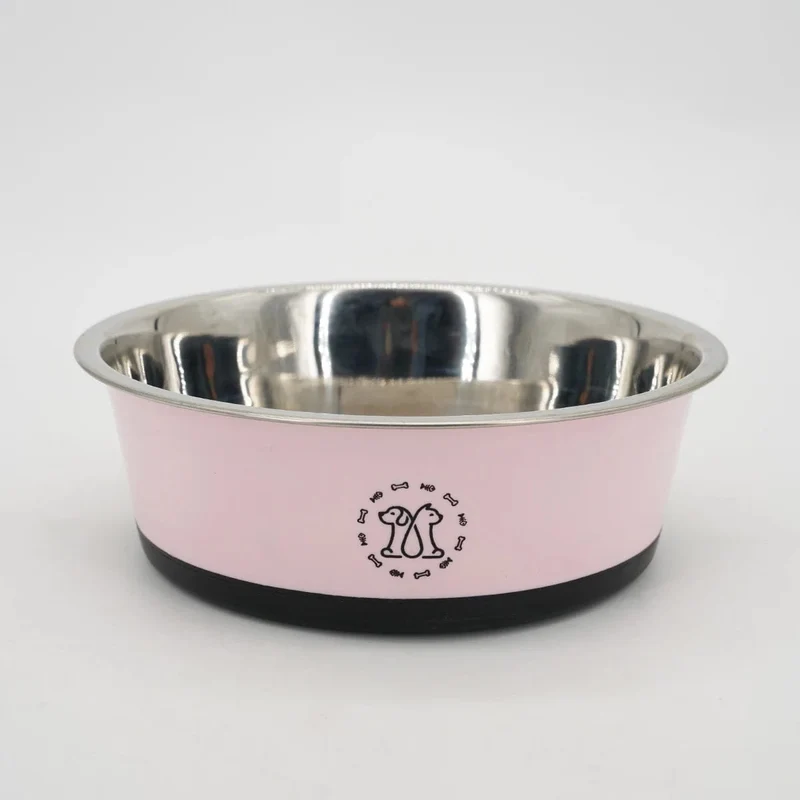 Gamelle chien antidérapante en acier inoxydable