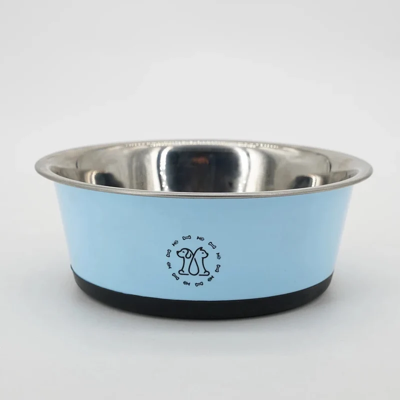 Gamelle chien antidérapante en acier inoxydable