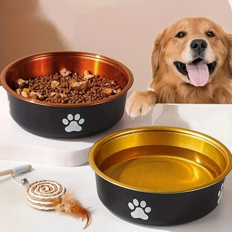 Gamelle chien antidérapante en acier inoxydable
