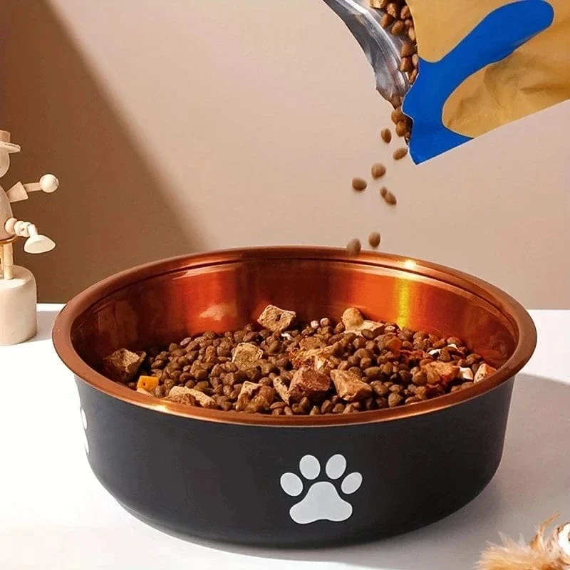 Gamelle chien antidérapante en acier inoxydable