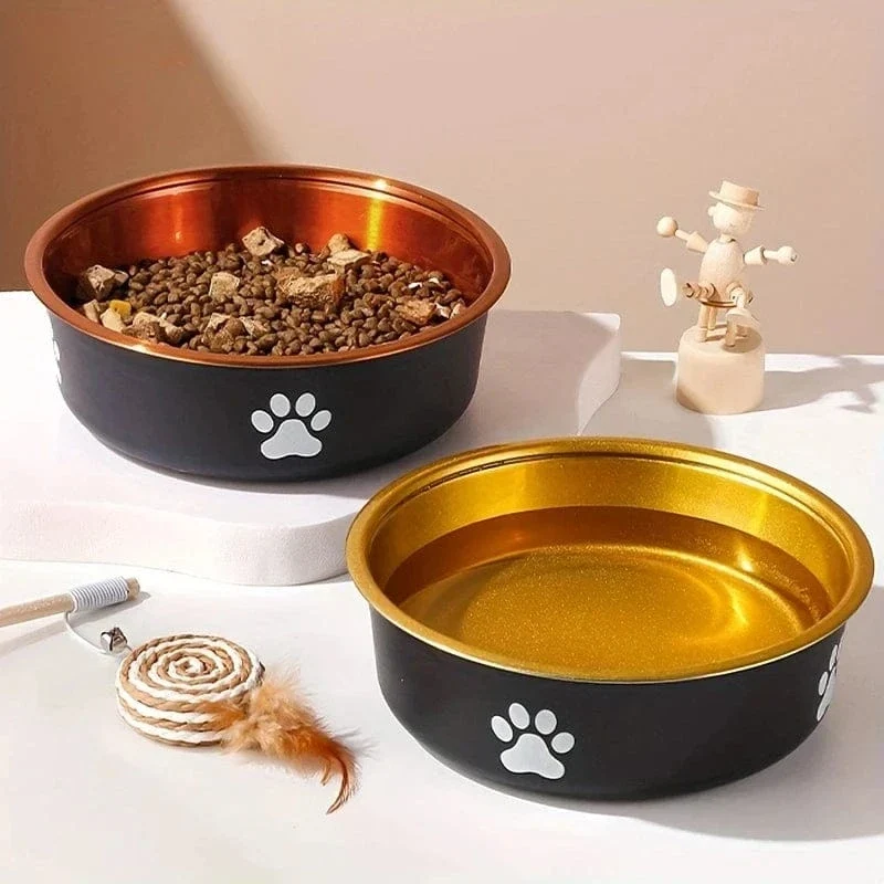 Gamelle chien antidérapante en acier inoxydable