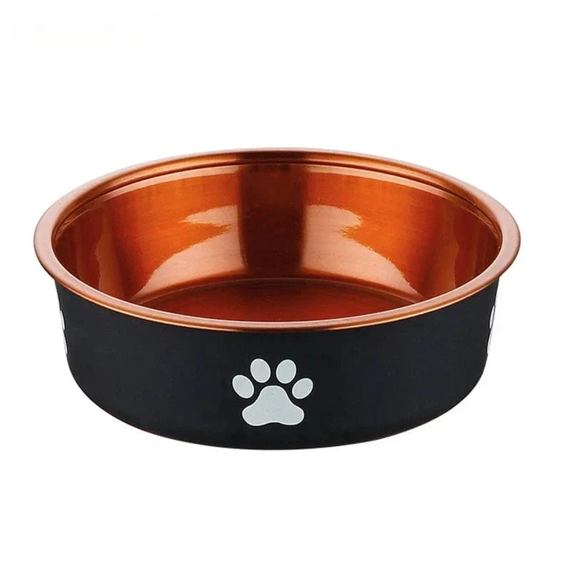 Gamelle chien antidérapante en acier inoxydable