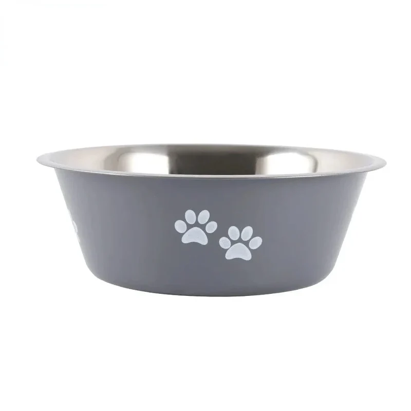 Gamelle chien en acier inoxydable antidérapante