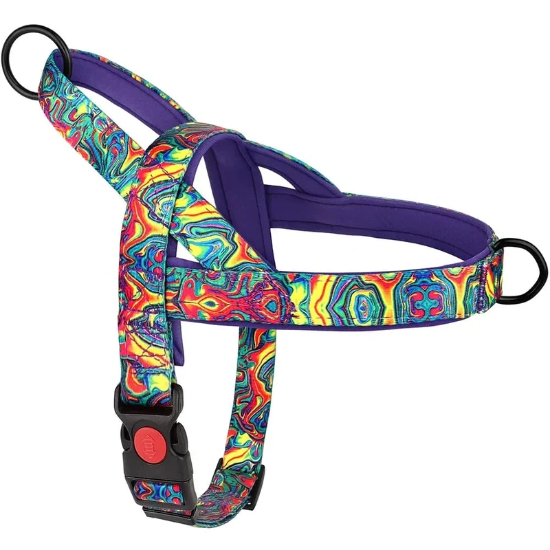 Harnais anti traction chien réglable et solide pour petits et moyens chiens