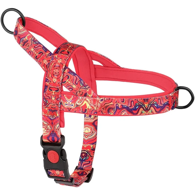 Harnais anti traction chien réglable et solide pour petits et moyens chiens