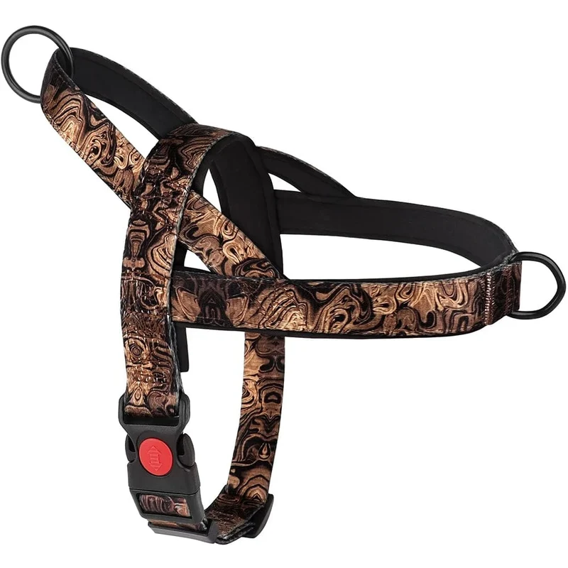 Harnais anti traction chien réglable et solide pour petits et moyens chiens