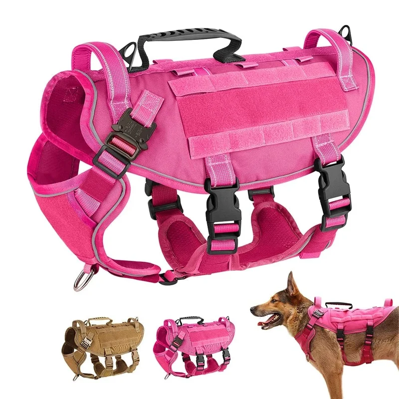 Harnais anti traction chien résistant à l'évasion pour Pitbull et grands chiens
