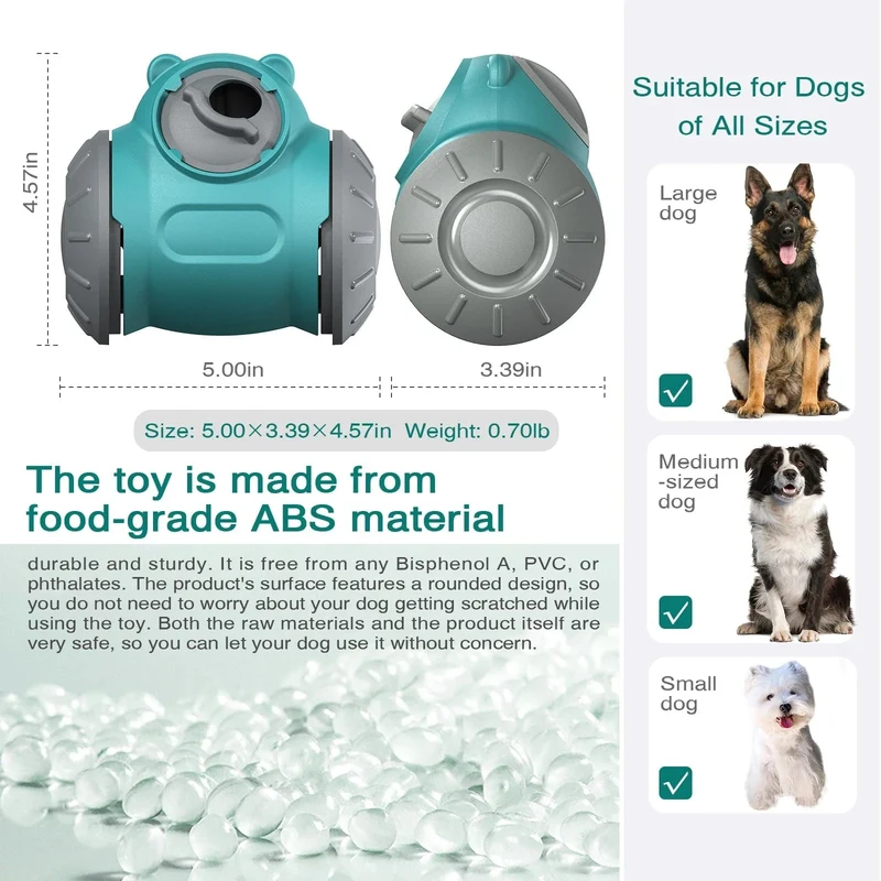Jouet pour chien : Boule distributrice interactive et durable