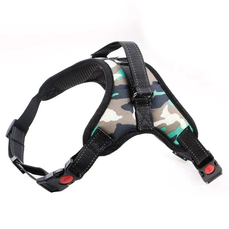 Harnais anti traction chien rembourré réglable - Confort pour petits et grands chiens