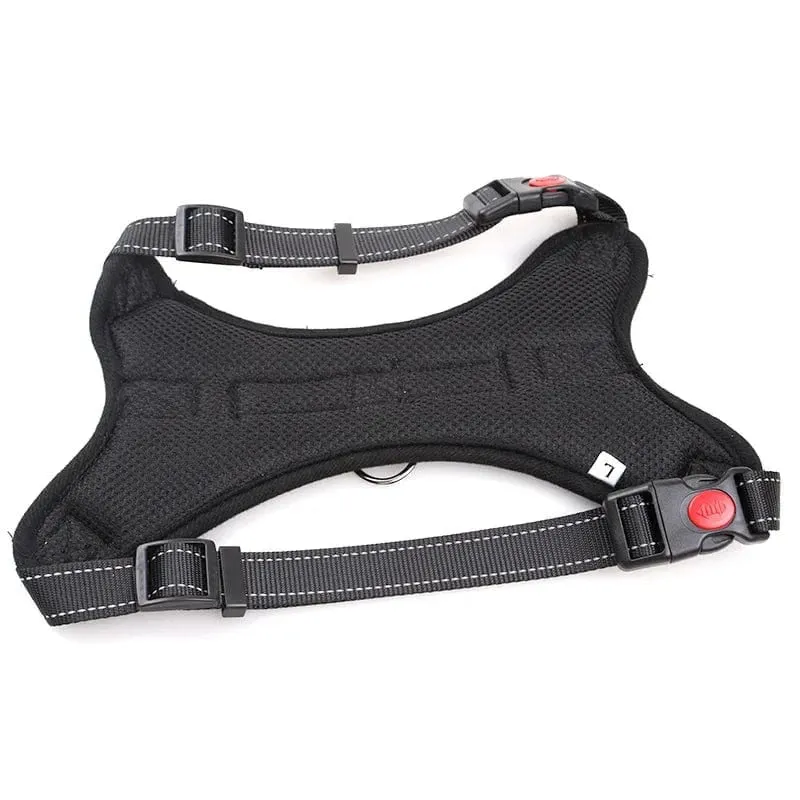 Harnais anti traction chien rembourré réglable - Confort pour petits et grands chiens