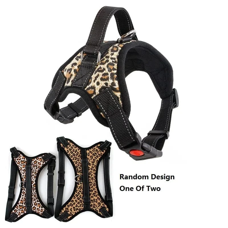 Harnais anti traction chien rembourré réglable - Confort pour petits et grands chiens