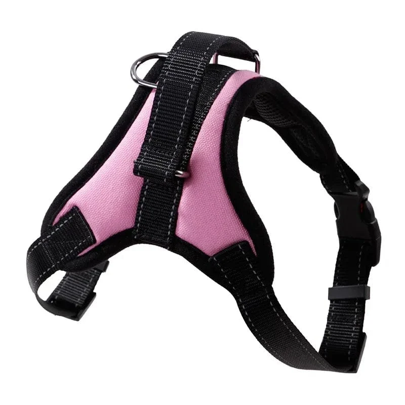 Harnais anti traction chien rembourré réglable - Confort pour petits et grands chiens