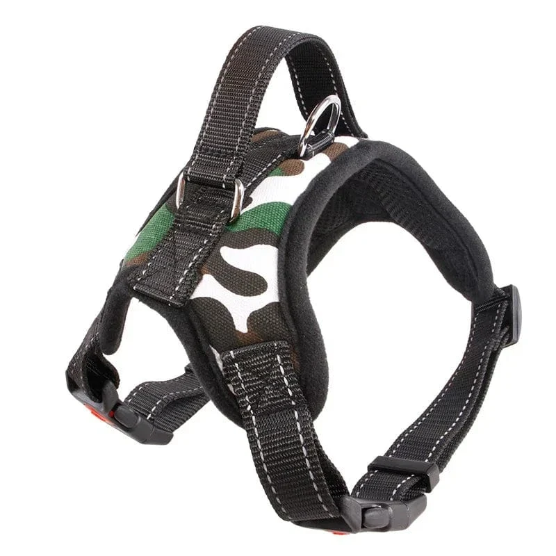 Harnais anti traction chien rembourré réglable - Confort pour petits et grands chiens