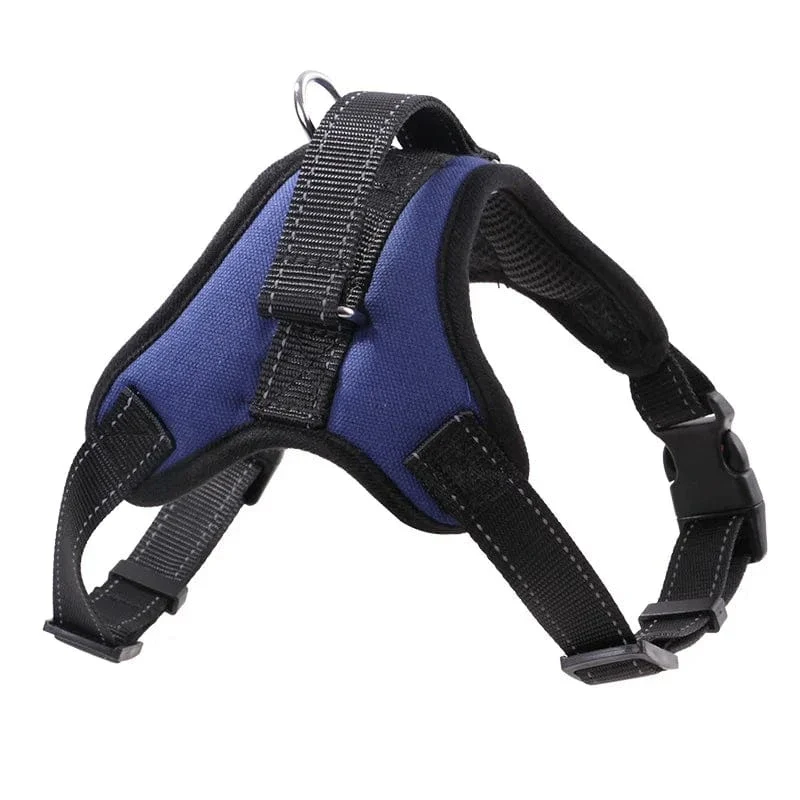 Harnais anti traction chien rembourré réglable - Confort pour petits et grands chiens