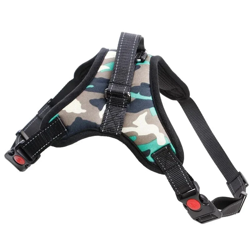 Harnais anti traction chien rembourré réglable - Confort pour petits et grands chiens