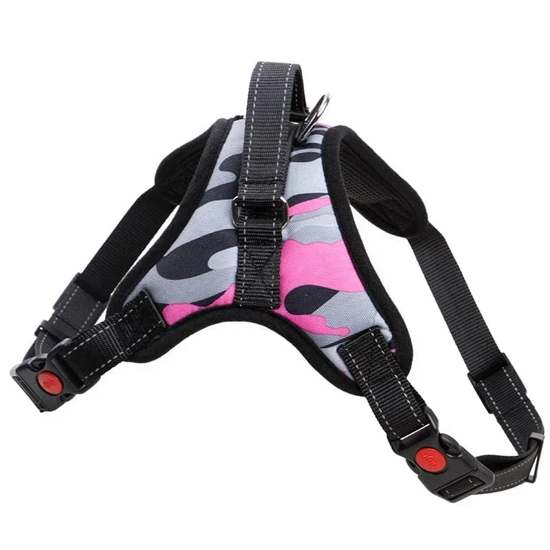 Harnais anti traction chien rembourré réglable - Confort pour petits et grands chiens