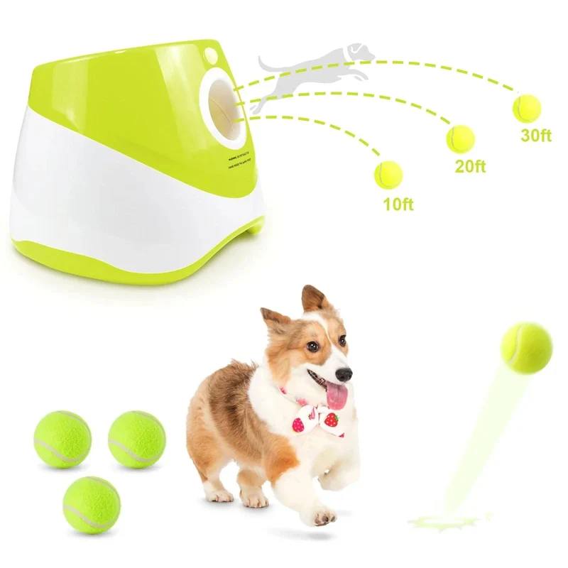 Lanceur de balle automatique : Jouet pour chien amusant