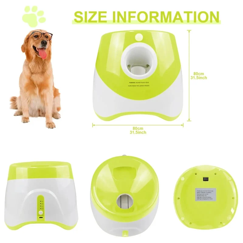 Lanceur de balle automatique : Jouet pour chien amusant