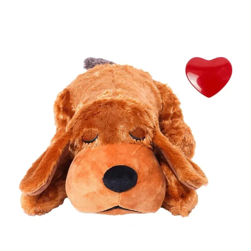 Jouet pour chien avec battement de cœur apaisant