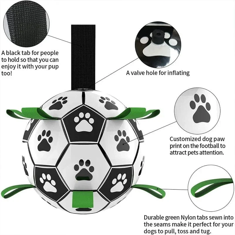 Jouet pour chien : Football interactif résistant