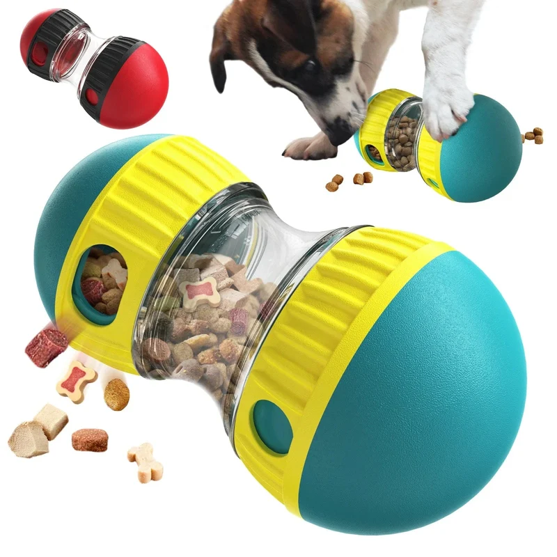 Jouet pour chien interactif et éducatif - Balle distributeur de nourriture pour chiots et petits chiens