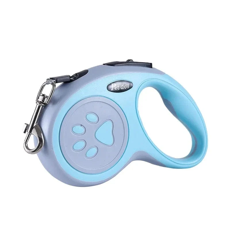 Laisse pour chien rétractable 3m/5m, durable et automatique