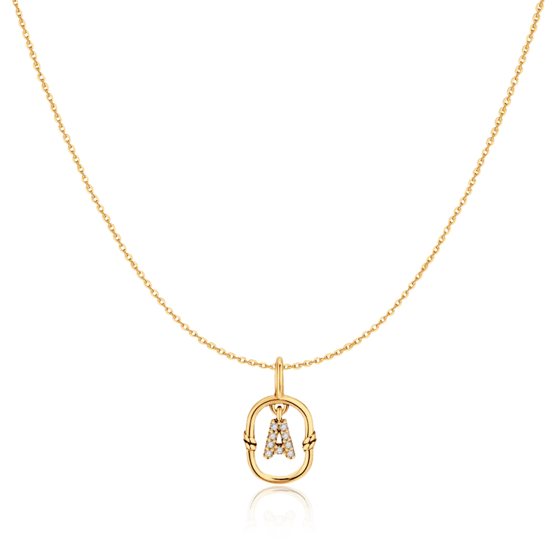 Collar Inicial Brillo