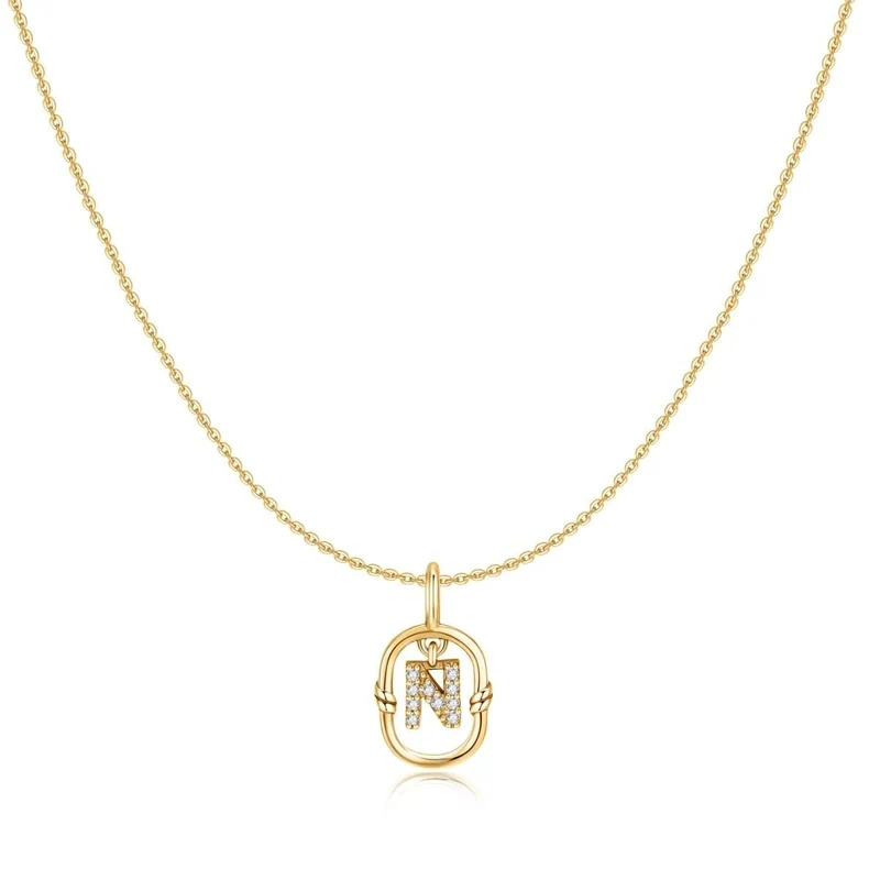 Collar Inicial Brillo