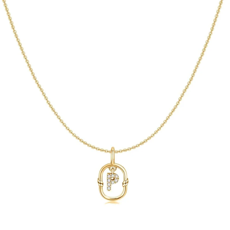 Collar Inicial Brillo