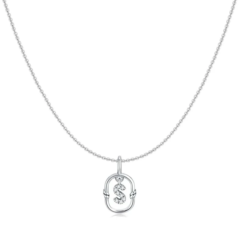Collar Inicial Brillo