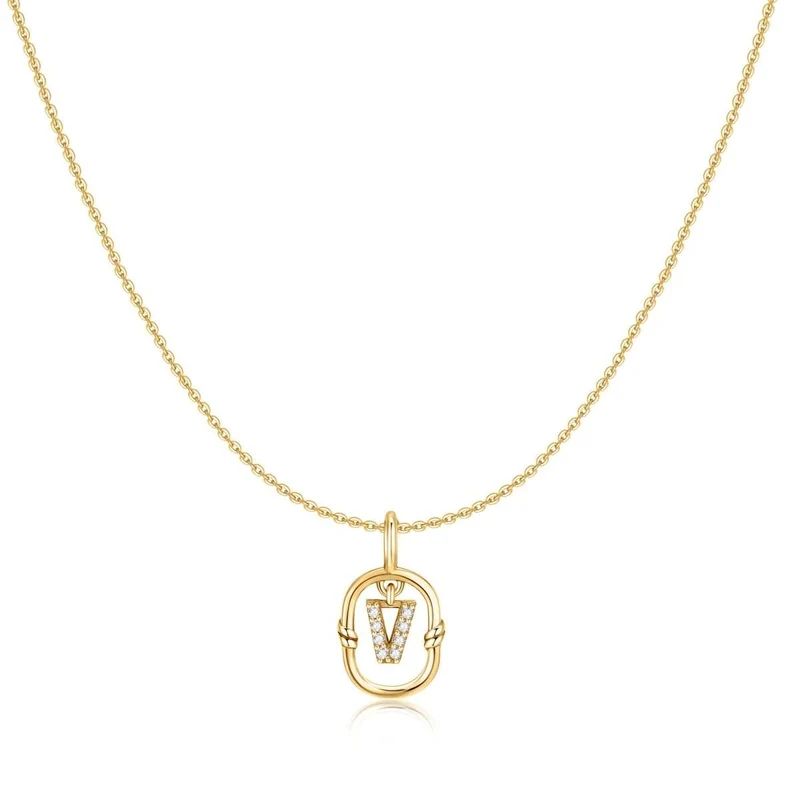 Collar Inicial Brillo