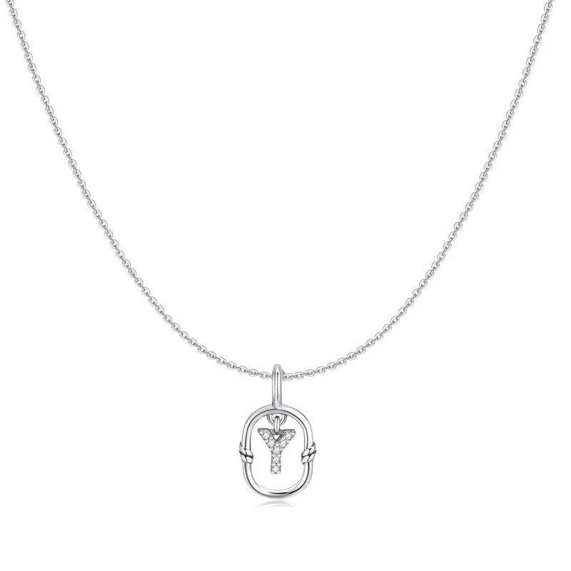 Collar Inicial Brillo