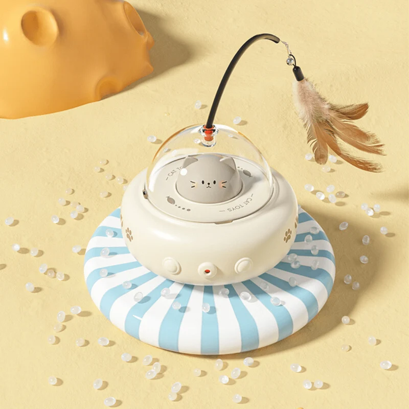 Jouet Laser UFO pour Chats : Aventure Interactive et Stimulation