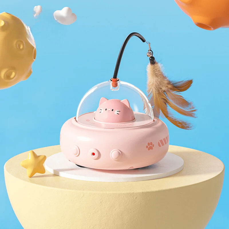 Jouet Laser UFO pour Chats : Aventure Interactive et Stimulation