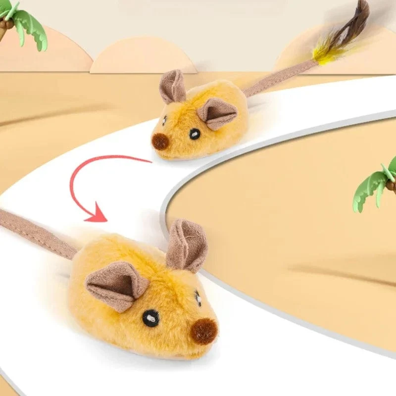 Jouet interactif en forme de souris pour chats