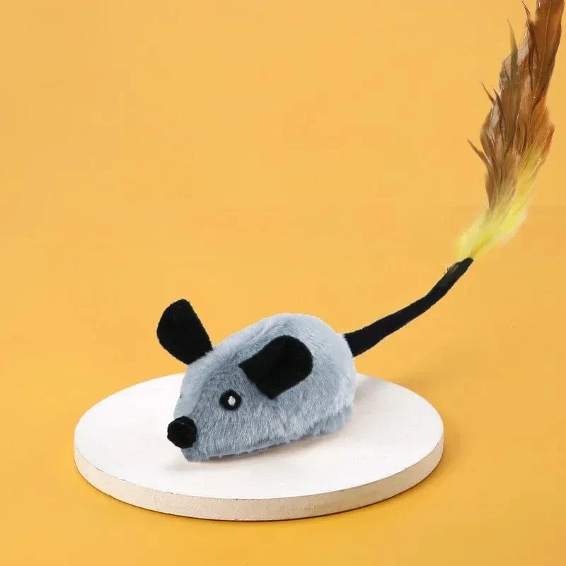 Jouet interactif en forme de souris pour chats