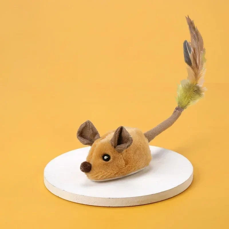 Jouet interactif en forme de souris pour chats