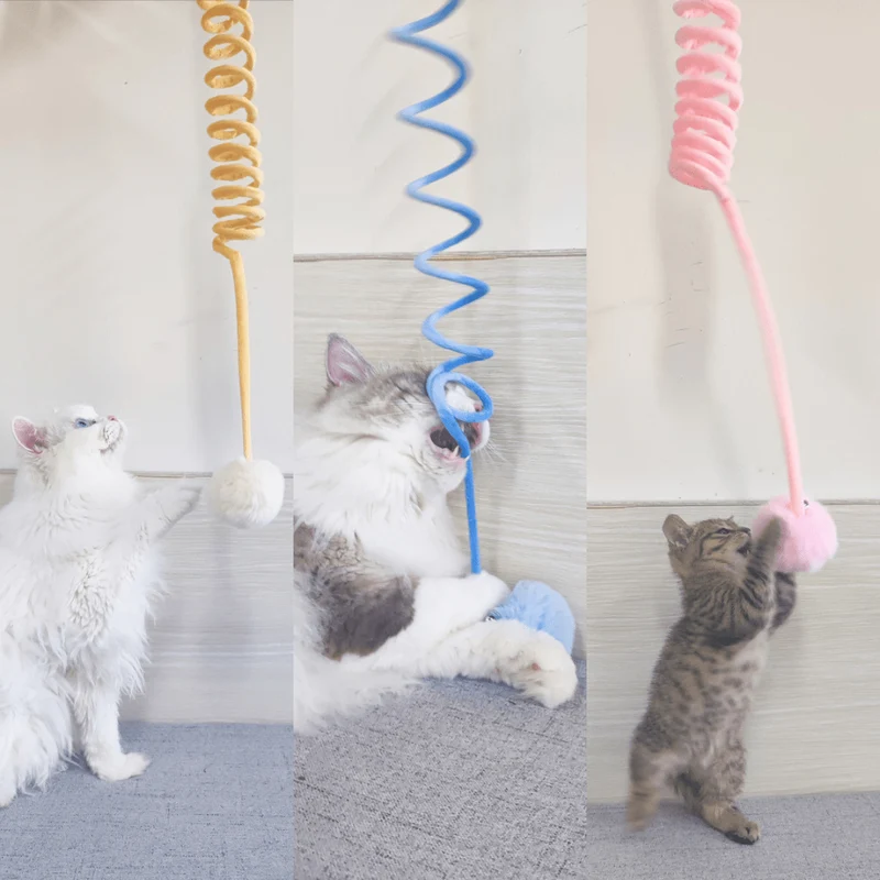 Jouet interactif en caoutchouc pour chats : Amusement et stimulation garantis !