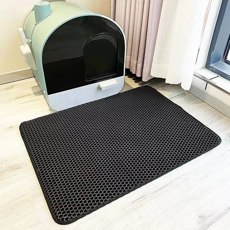 Tapis de litière innovant pour chats