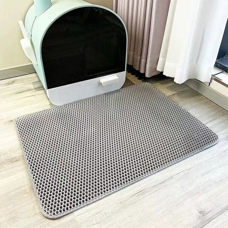 Tapis de litière innovant pour chats