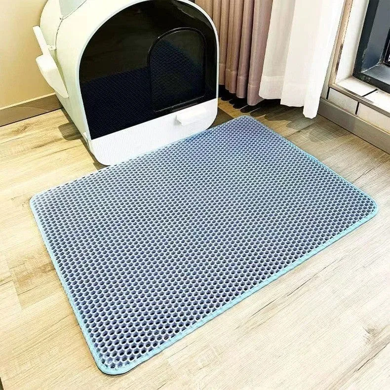 Tapis de litière innovant pour chats