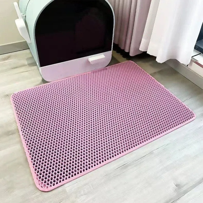 Tapis de litière innovant pour chats