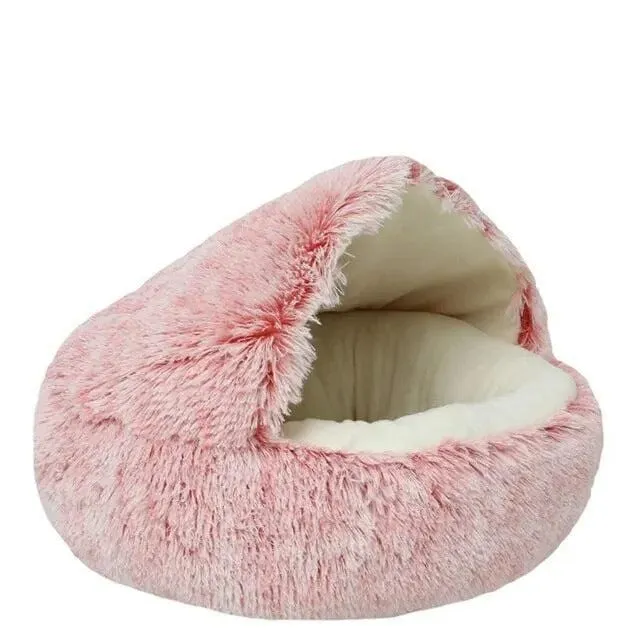 Caverne Douillette 2-en-1 pour Chats