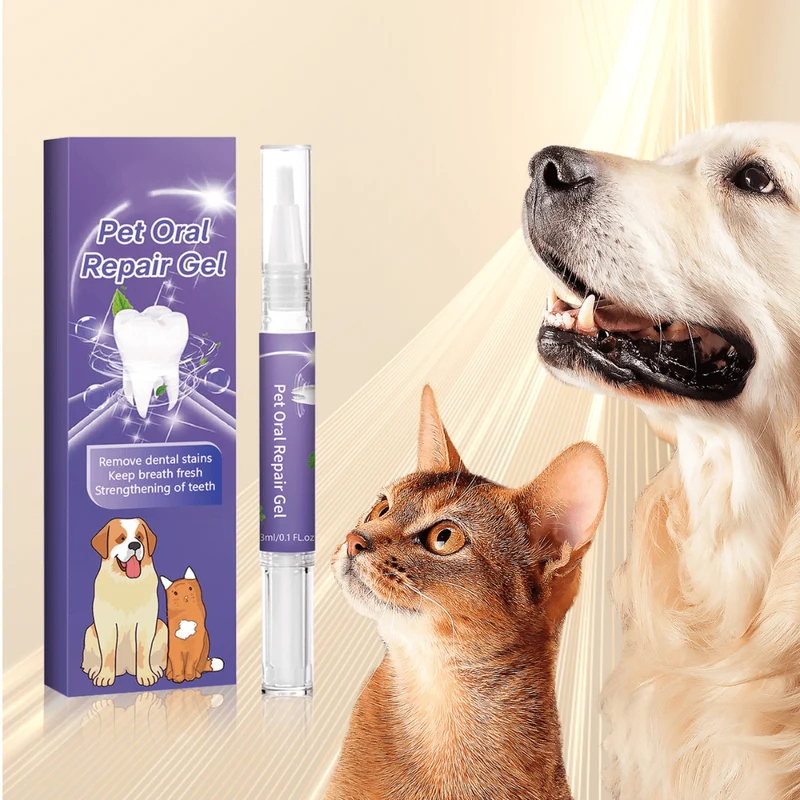 Gel Dentaire Pratique pour Animaux - Pack de 2