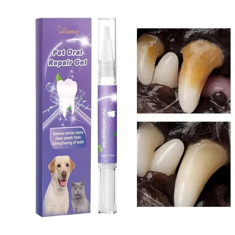Gel Dentaire Pratique pour Animaux - Pack de 2