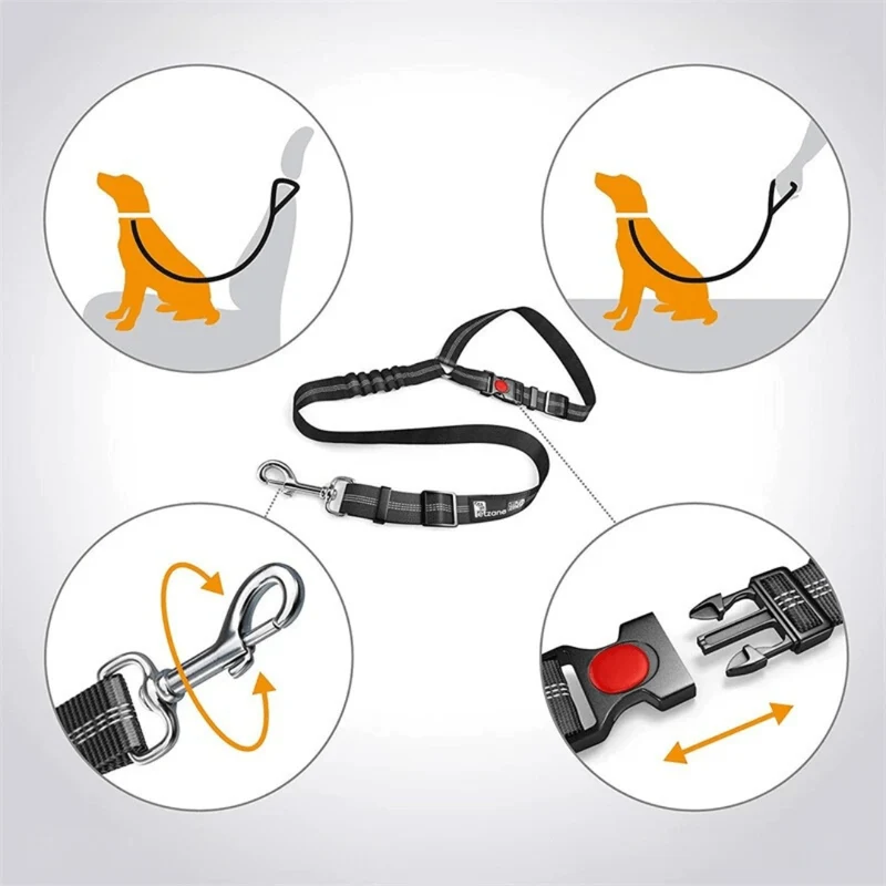 Ceinture de sécurité auto pour chiens : Sécurité et confort en voiture