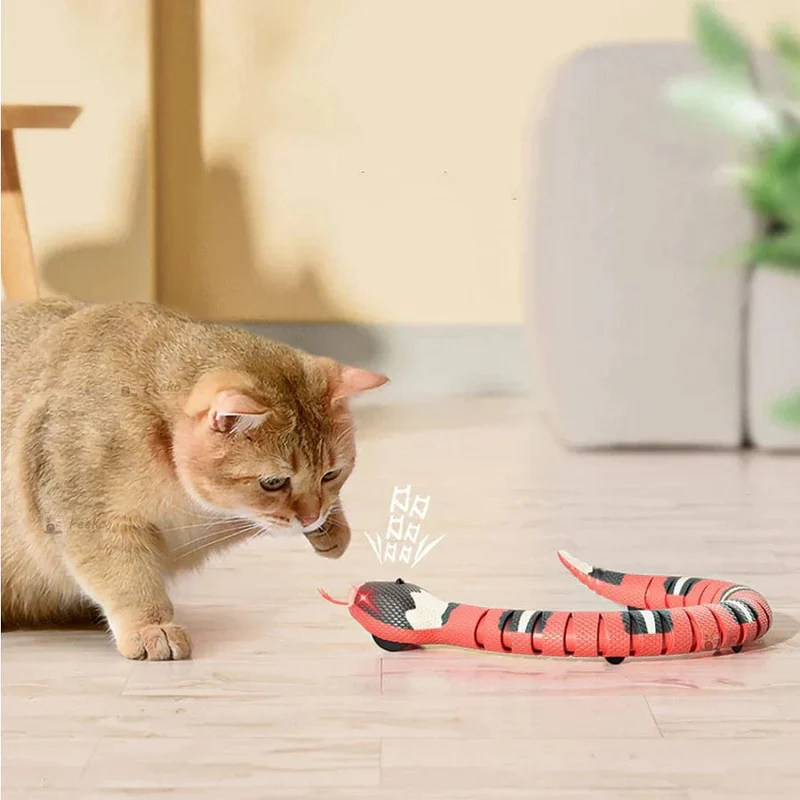 Snakey : Jouet interactif stimulant pour chats