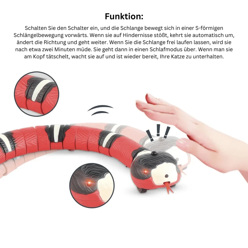 Snakey : Jouet interactif stimulant pour chats